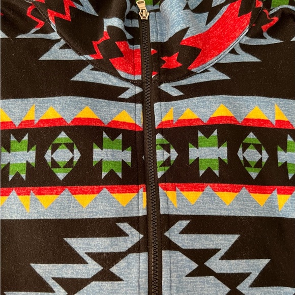 Chaps cotton pullover tribal Aztec! Size Large - Picture 4 of 5